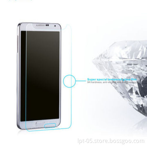 Gold mirror screen protectors glass film for iPhone 5s